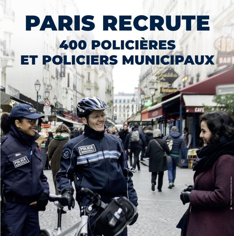 paris recrute 400 policières et policiers municipaux