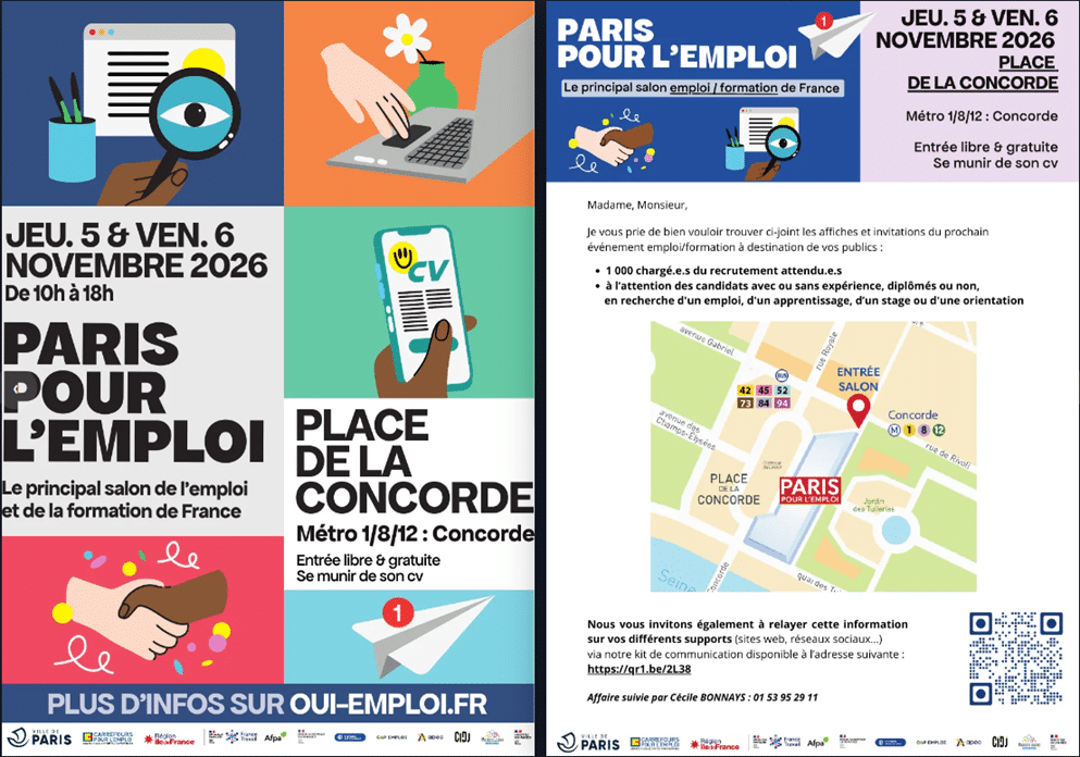 paris pour l'emploi